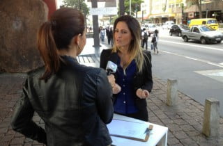 Letícia Radaic no Programa Hoje em dia - TV Record