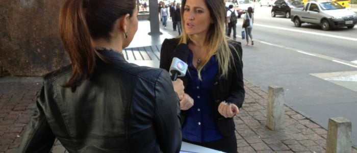 Letícia Radaic no Programa Hoje em dia - TV Record