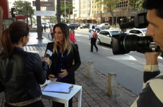 Letícia Radaic no Programa Hoje em dia - TV Record