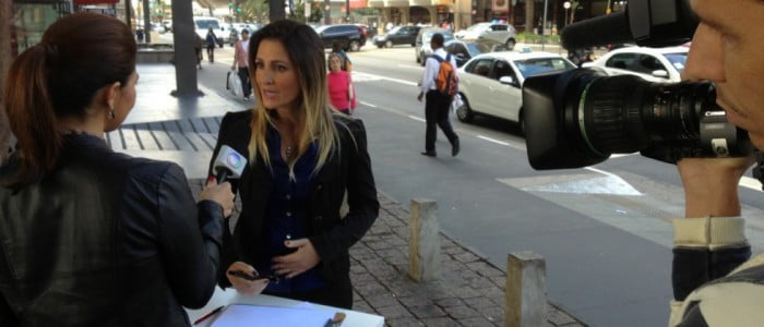 Letícia Radaic no Programa Hoje em dia - TV Record